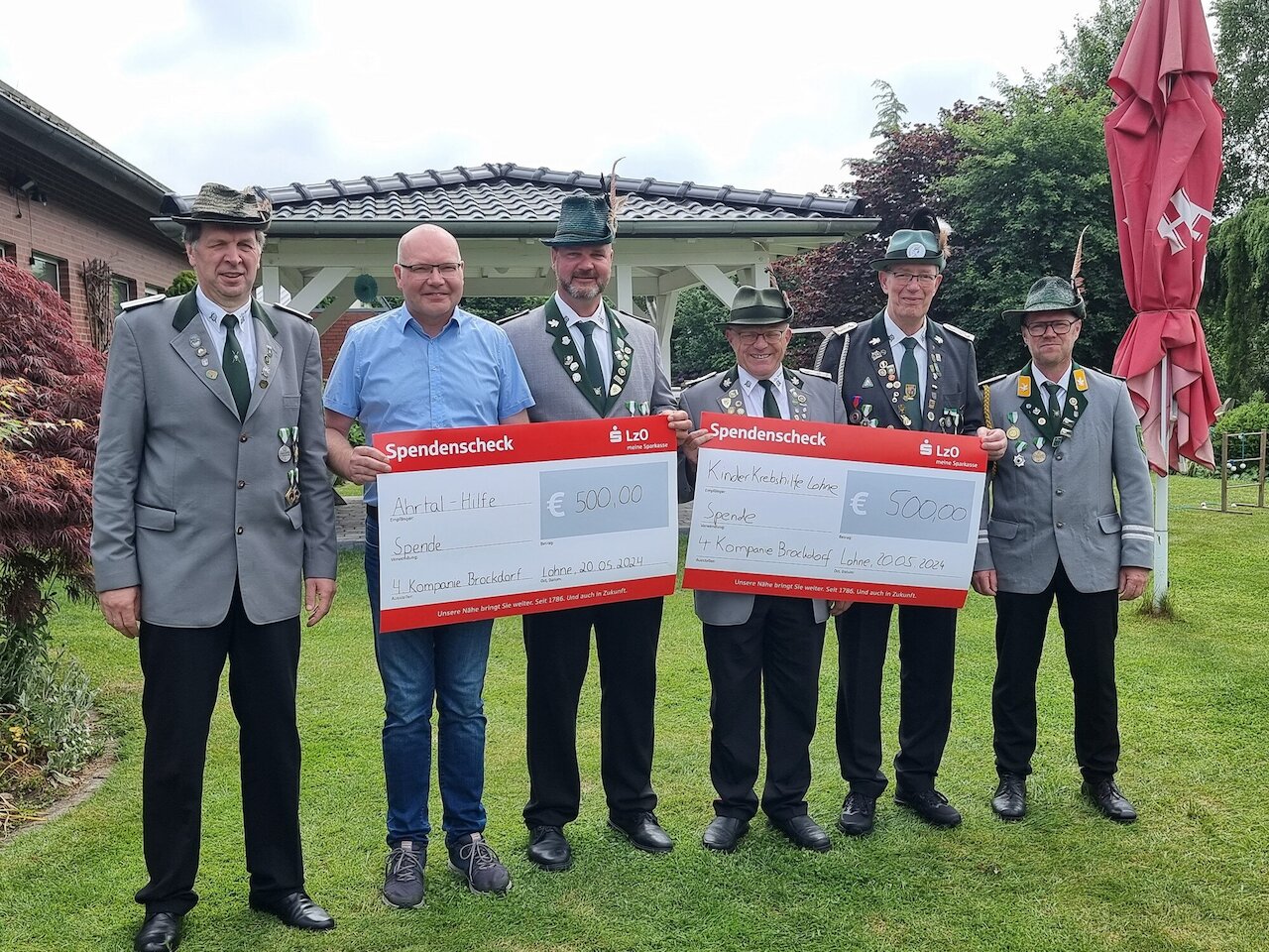 Brockdorfer Schützen spenden 1.000 EUR an wohltätige Zwecke Image 1