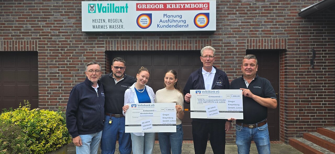 Gregor Kreymborg GmbH spendet Erlös aus Spendenbox Image 1